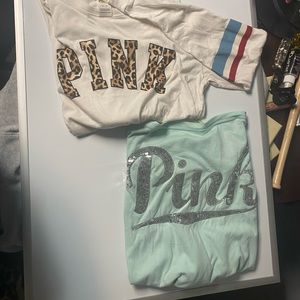 PINK long sleeve tees